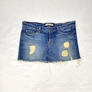COPY - J Brand Distressed Jean Mini Skirt Size 28